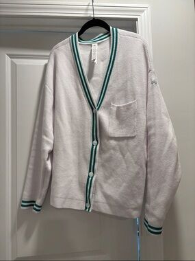 Alo Yoga Tennis Club Sweater Knit Cardigan